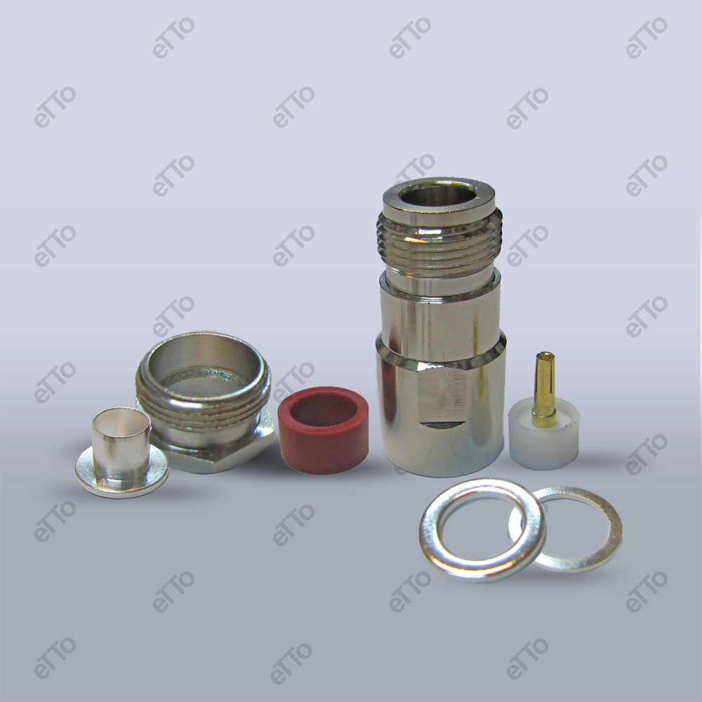 کانکتور N-type مادگی به کابل RG213 پیچی
