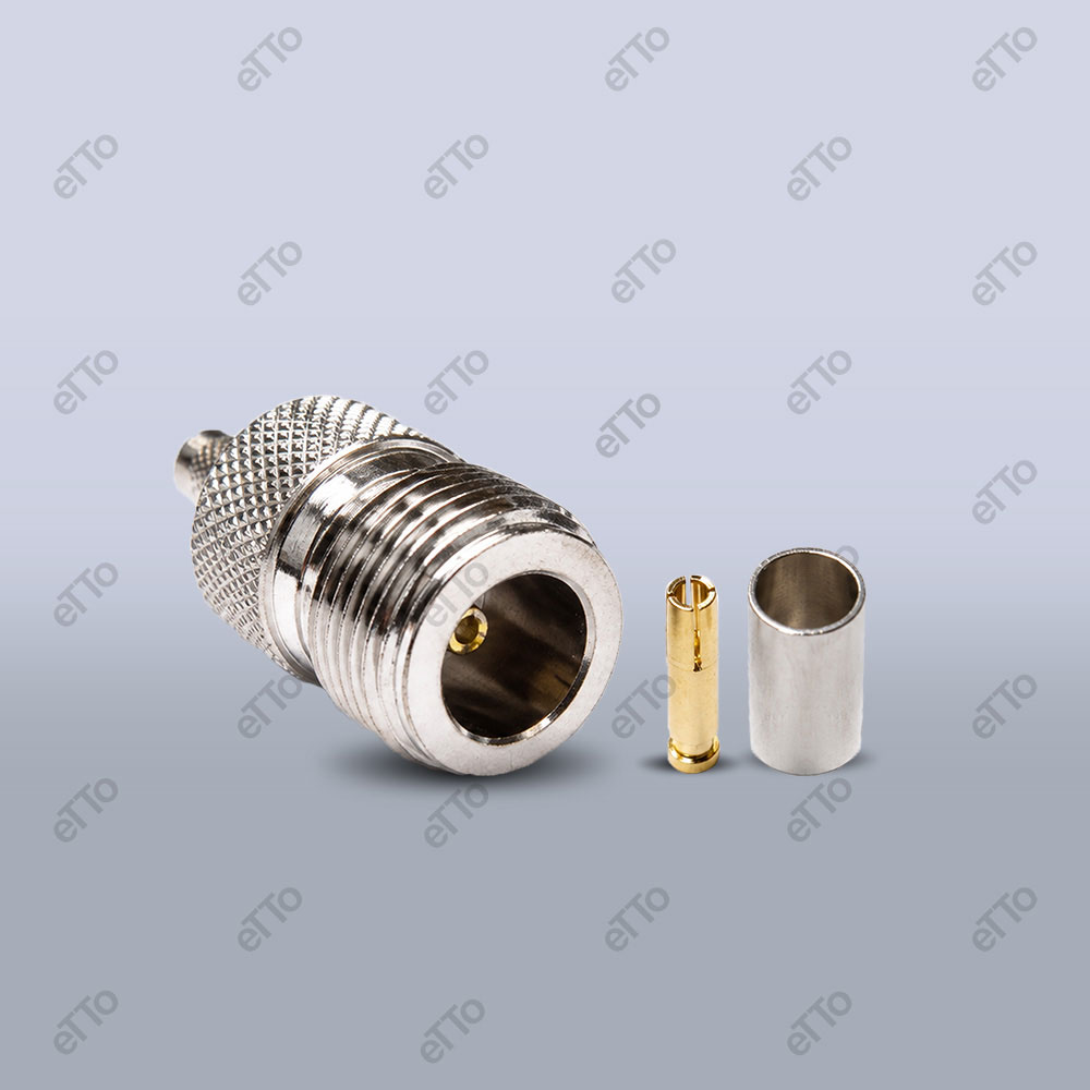 N-type مادگی به کابل RG58 پرسی ار برند اتو